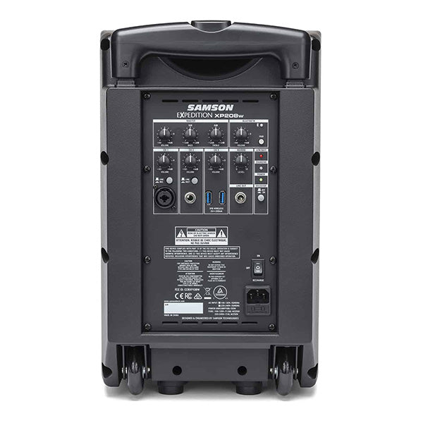Samson Expedition XP208w 200W 1 x 8" Rechargeable Portable PA with Handheld Wireless System and Bluetooth (ExpeditionXP208w)