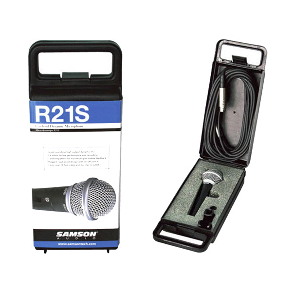 Samson R21 Cardiod Dynamic Microphone with Switch Single (R 21)