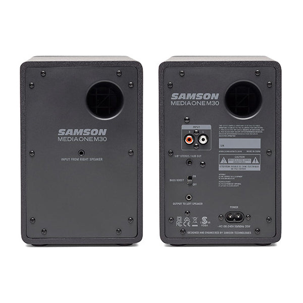 Samson MediaOne M30 20W Powered Studio Monitor Stereo Pair (MediaOneM30) *Call for Status Check