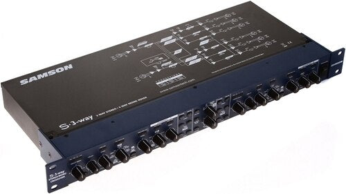 Samson S-3-WAY Stereo 3 Way Mono 4 Way Electronic Crossover (S3WAY S 3 WAY) *Call for Status Check