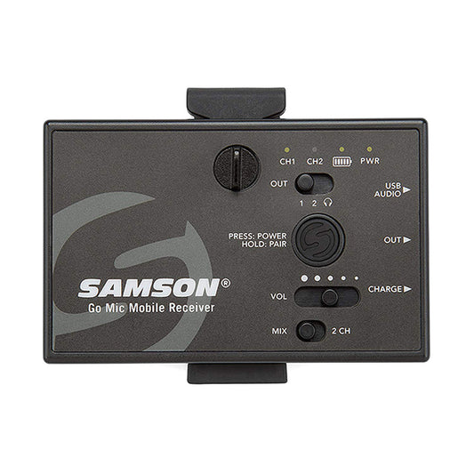 Samson Go Mic Mobile Receiver Dual channel receiver mount (GoMicMobileReceiver) *Call for Status Check