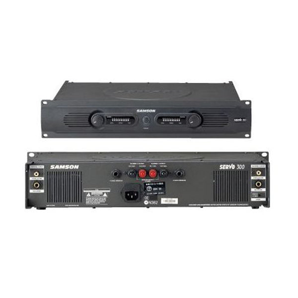 Samson Servo 300 2 Channel 2 X 150W at 4 Ohms Power Amplifier Speaker Power Amp (Servo-300) *Call for Status Check
