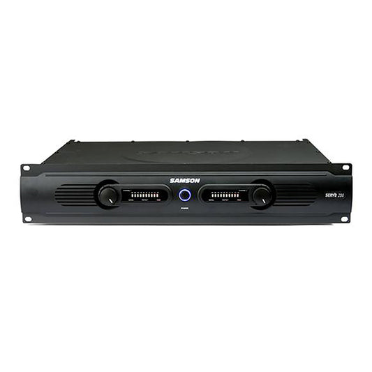 Samson Servo 200 2 X 100W at 4 Ohms 2 Channel Power Amplifier Speaker Amp (Servo-200) *Call for Status Check
