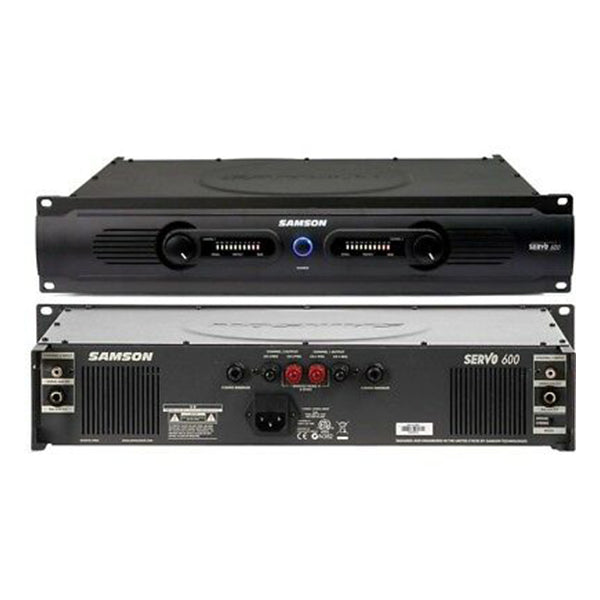 Samson Servo 600 2 Channel 2 X 300W at 4 Ohms Power Amplifier Amp (Servo-600) *Call for Status Check