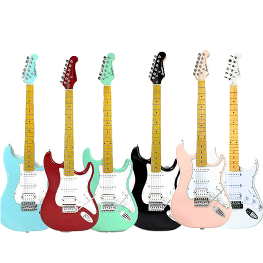 Scorpion SS120 Deluxe Series Stratocaster Maple Wood Fingerboard Electric Guitar