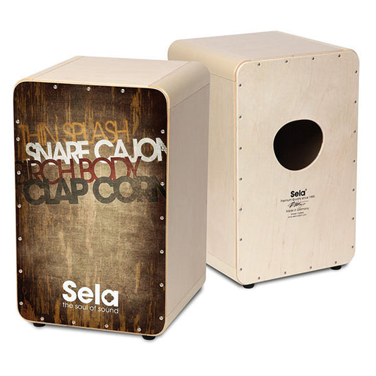 Sela SE 075 Casela Brown Vintage Professional Snare Cajon (SE075)