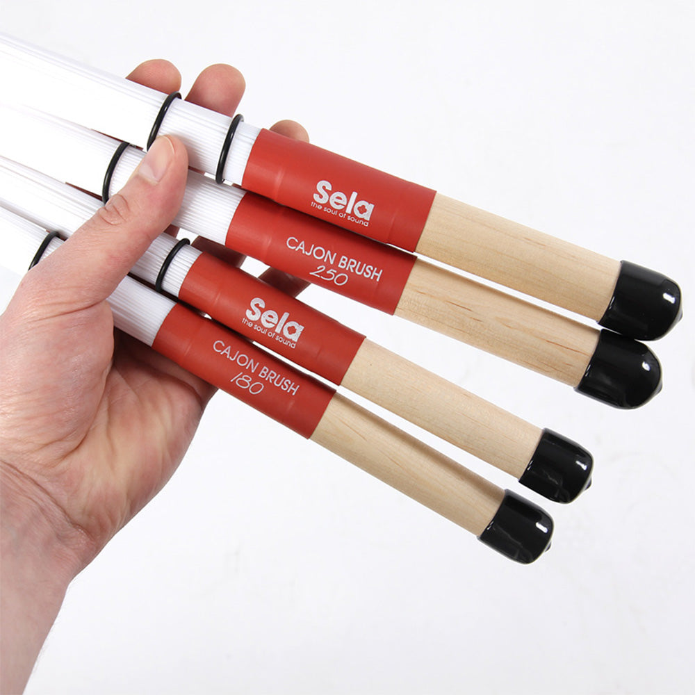 SELA SE 035 Cajon Brush 180 Besen Drumsticks (SE035)