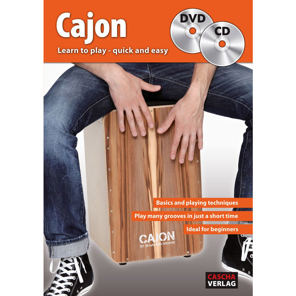 Sela SE 130 Varios Blue Cajon Set with Backpack + cajon pad + Book + CD and DVD Box Drum (SE130)