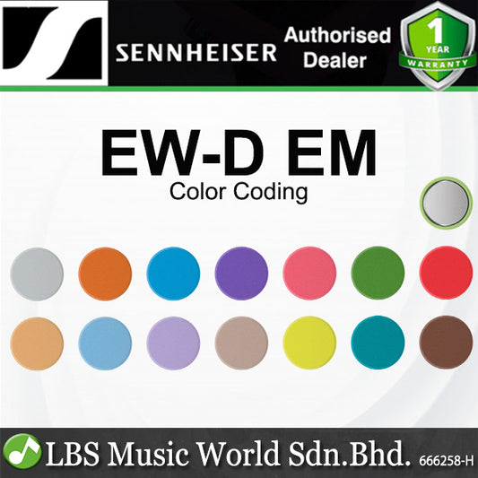 Sennheiser EW-D Color Coding Set for SK, SKM and EM Wireless Digital (EWD EW D)