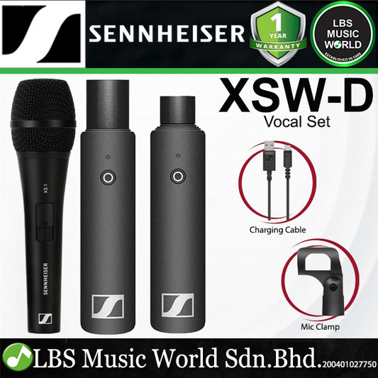 Sennheiser XSW-D Portable Wireless Vocal Microphone and Lavalier Mic Set