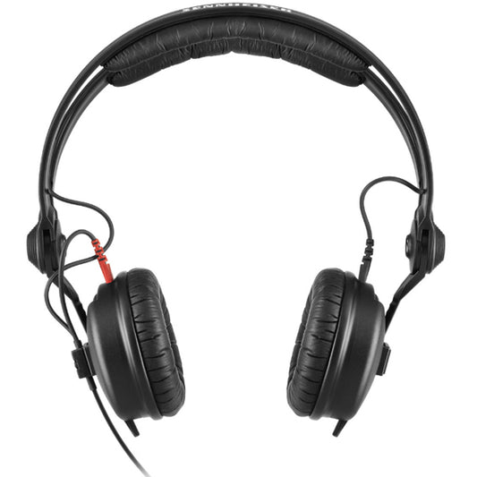 Sennheiser HD 25 Plus Closed Back On Ear Studio Headphones Flip Away Earcup Detachable Cables with Pouch Bag (HD25PLUS)