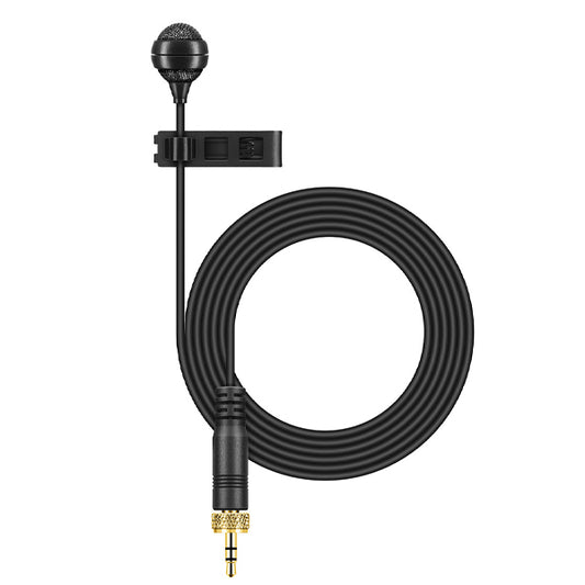 Sennheiser ME 4 Cardioid Mic Electret Condenser Lavalier Microphone with 3.5mm Lockable Connector for Sennheiser Wireless (ME4)