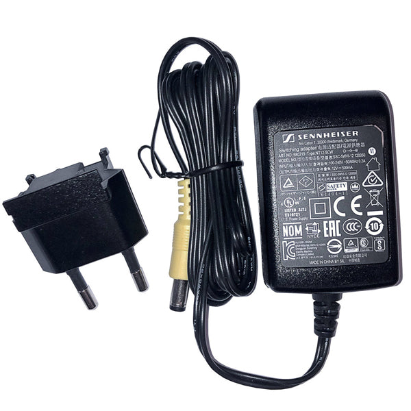 Sennheiser NT 12-5-CW Universal Power Supply for XSW and EW G4 100 Series Receivers (NT125CW)