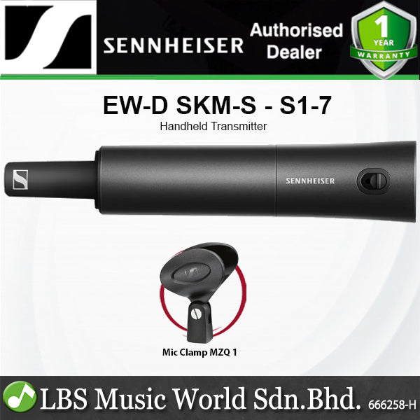 Sennheiser EW-D SKM-S Wireless Handheld Transmitter for Evolution Digital Audio Systems (EW D SKM S)