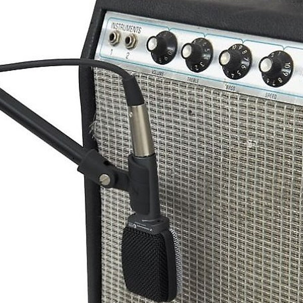 Sennheiser e 609 Dynamic Supercardioid Mic Guitar Amplifier Microphone with Bag - Silver (e609)