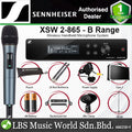 Sennheiser XSW 2-865 Wireless Handheld Microphone System with SKM 865-XSW Mic Transmitter and EM-XSW 2 Rackmountable Receiver (XSW2865)