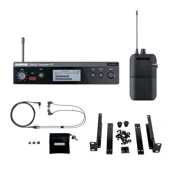 Shure P3TR112GR PSM300 Wireless In Ear Monitoring Set with SE112 Earphone