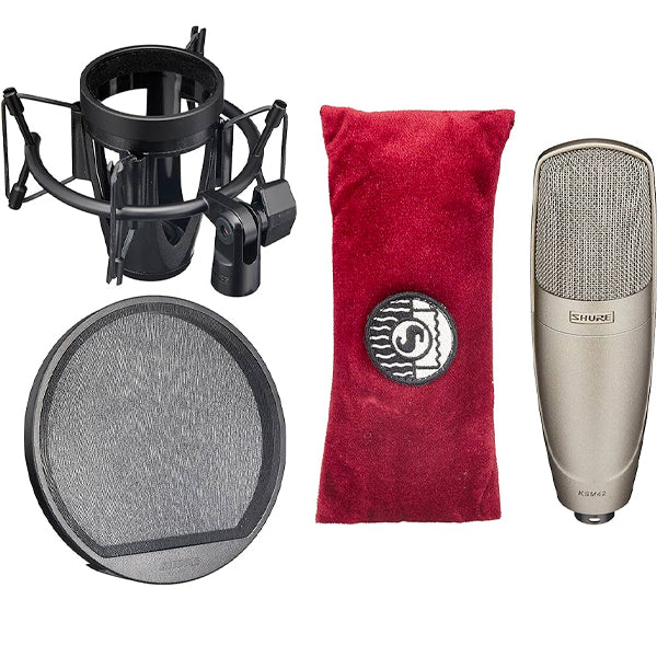 Shure KSM42 Large Dual Diaphragm Side Address Mic Condenser Vocal Microphone