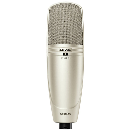 Shure KSM44A Multi Pattern Large Dual Mic Diaphragm Side Address Condenser Microphone