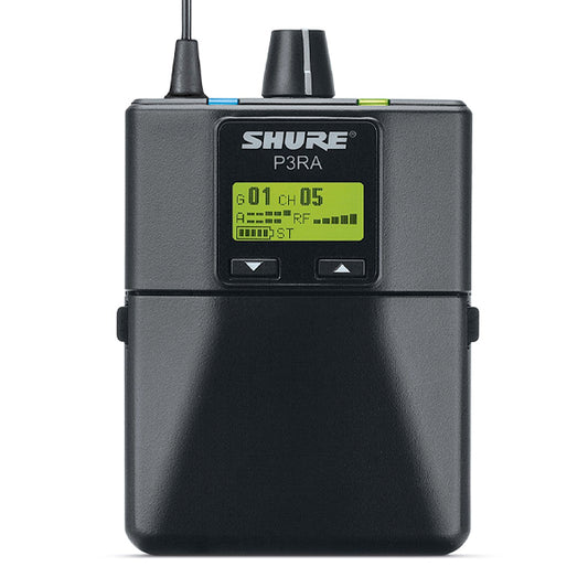 Shure P3RA Premium Wireless Bodypack Receiver for PSM300 Monitor System