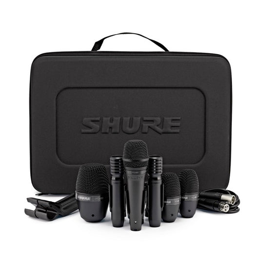 Shure PGADRUMKIT6 6 Pieces PG Alta Drum Microphone Kit Extended Mic Package