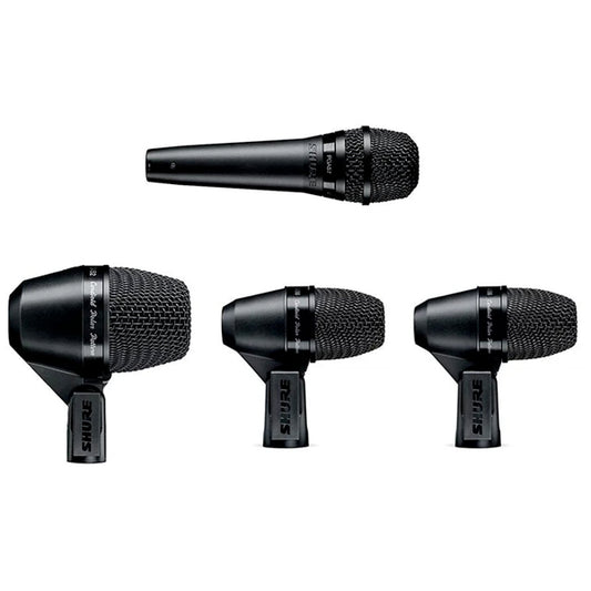 Shure PGADRUMKIT4 PG 4 Pieces Alta Drum Microphone Kit Essential Package Mic