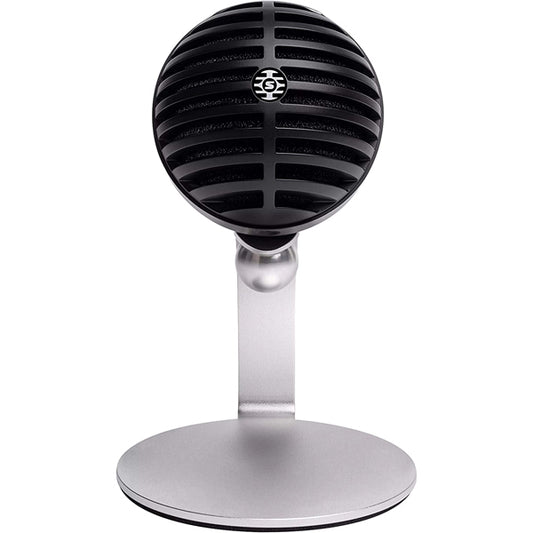 Shure MV5C Cardioid Condenser Microphone for Mac and Windows with Desk Mount Mic Stand (MV5 C)