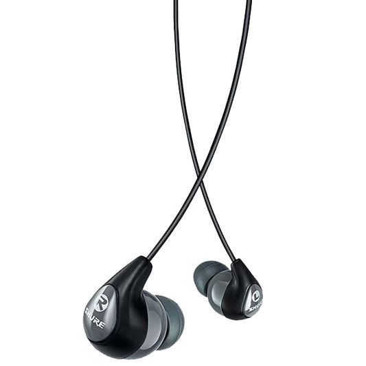 Shure SE112 In Ear Professional Monitor Earbuds Sound Isolating Earphones - Gray