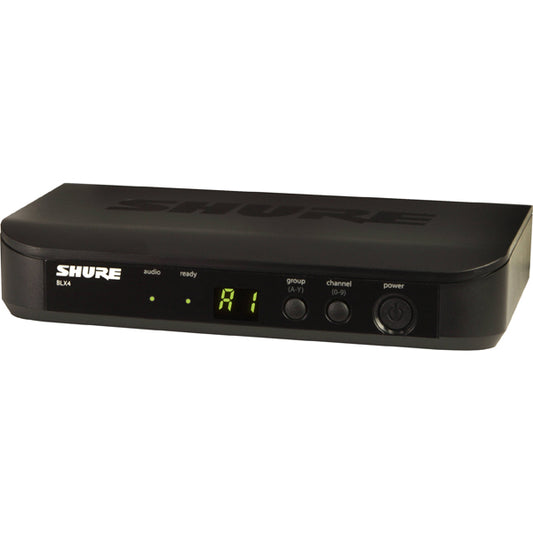 Shure BLX4 Single Channel Wireless Mic Receiver for BLX Microphone Wireless System