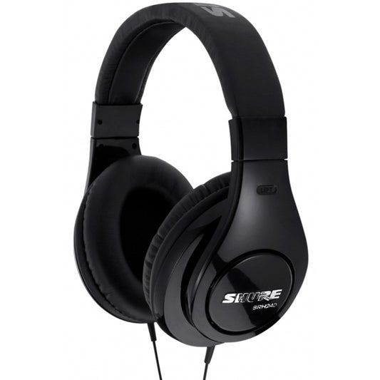 Shure SRH240A Closed Back Professional Monitor Headphones with Full Bass (SRH240 A)