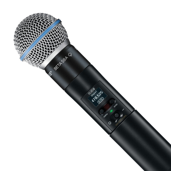 Shure SLXD2/B58 Digital Wireless Handheld Microphone Transmitter with B58 Interchangeable Mic Capsule (SLXD2 Beta 58)