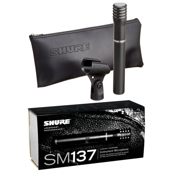 Shure SM137 Small Diaphragm End Address Cardioid Mic Condenser Microphone