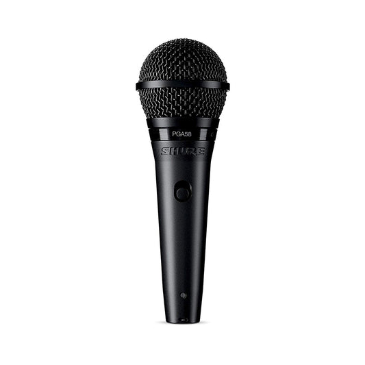 Shure PGA58 Cardioid Dynamic Vocal Microphone XLR Mic (PGA 58)