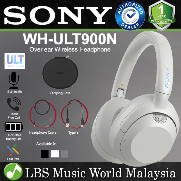 Sony WH-ULT900N Over Ear ULT Wear Wireless Noise Canceling Headphone with Built in Mic (WH ULT900N)