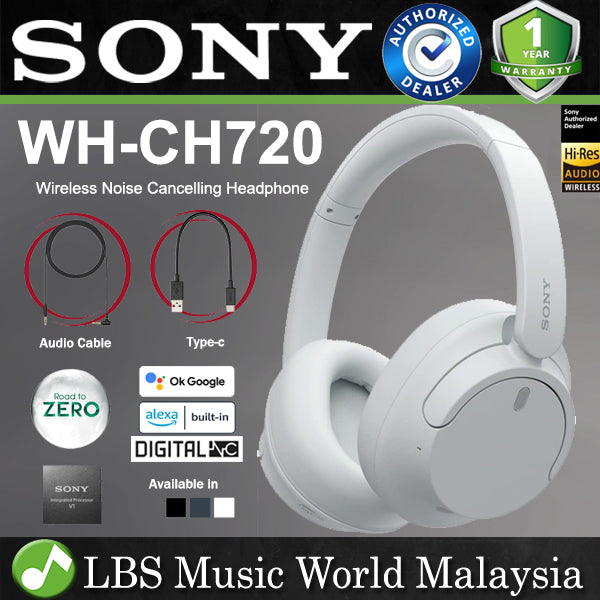 Sony WH-CH720N Wireless Bluetooth Headphone with Noise Cancelling (WH CH720N)