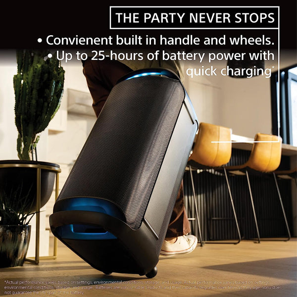 Sony SRS-XV800 X-Series Wireless Portable 2 Way Mega Bass Bluetooth Portable Speaker (SRS XV800)