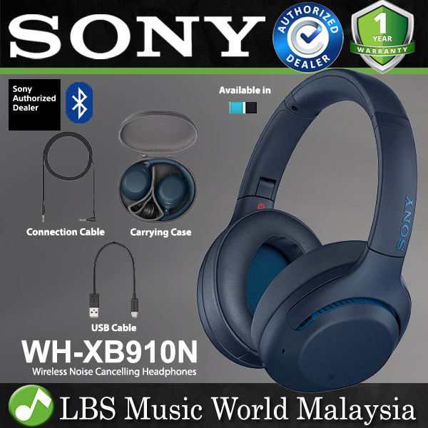 Sony WH-XB910N Bluetooth Wireless Over Ear Noise Cancelling Headphone (WH XB910N)