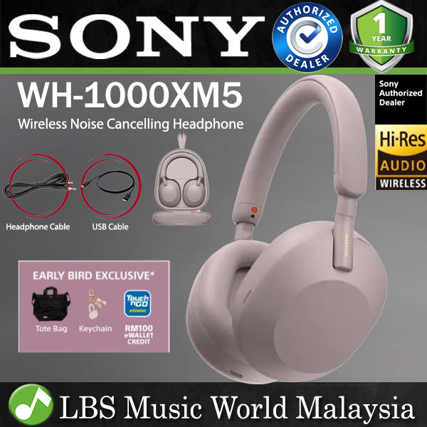 Sony WH-1000XM5 Wireless Bluetooth Noise Cancelling Over Ear Headphone With Mic (WH1000XM5)