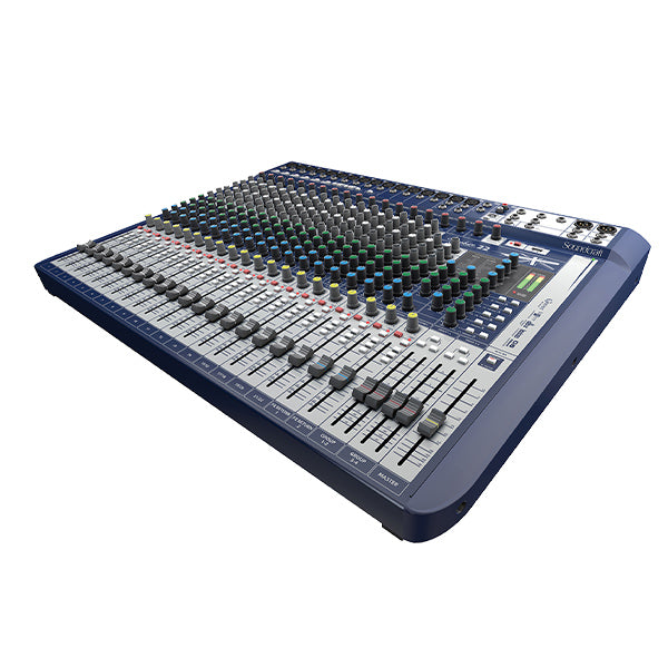 Soundcraft Signature 22 Channel Professional Audio Mixer Compact Analogue Mixing with Effect