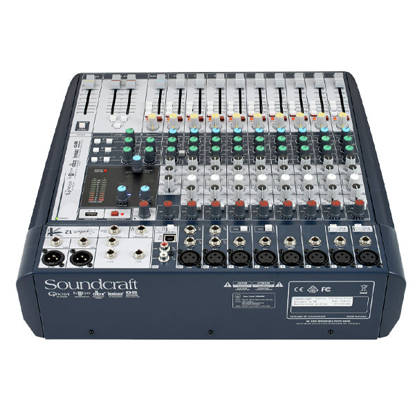 Soundcraft Signature 12 Channel Professional Audio Mixer Compact Analogue Mixing with Effect