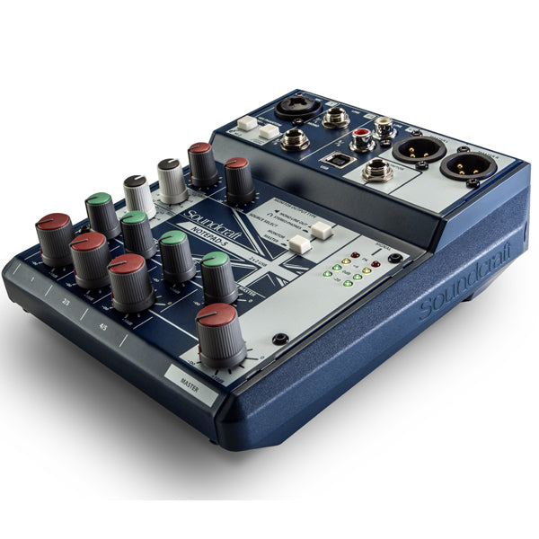 Soundcraft Notepad-5 5 Channel Analog Mixing Console with USB Audio Interface Mixer (Notepad 5)