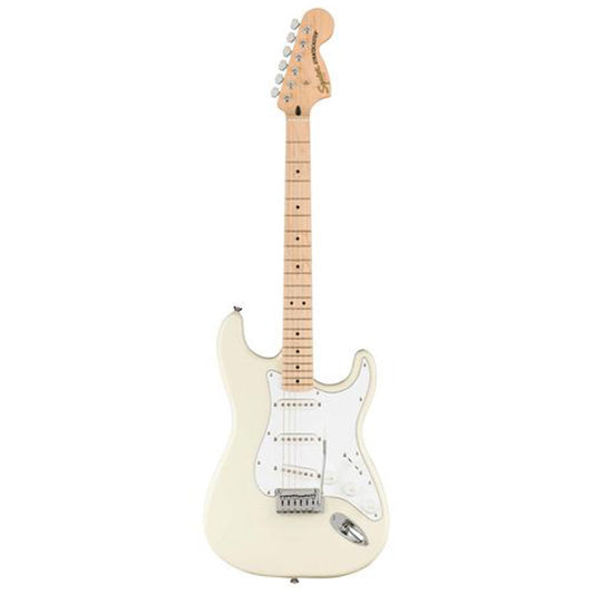 Squier Affinity Series Stratocaster Electric Guitar with Maple Fingerboard - Olympic White