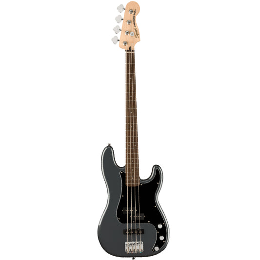 Squier Affinity Series Precision PJ 4 String Electric Bass Guitar Laurel Fingerboard - Charcoal Frost Metallic