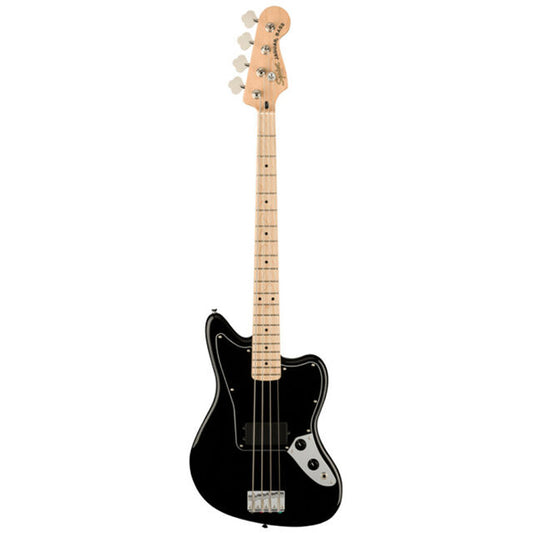 Squier Affinity Series Jaguar 4 String Electric Bass Guitar H Maple Fingerboard - Black