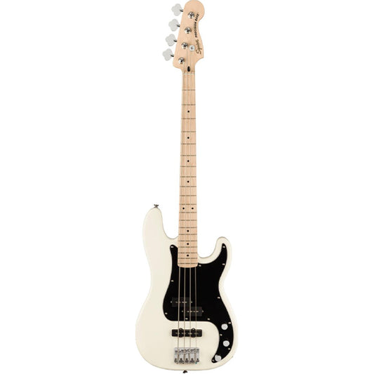 Squier Affinity Series Precision 4 String PJ Electric Bass Guitar Maple with Fingerboard - Olympic White