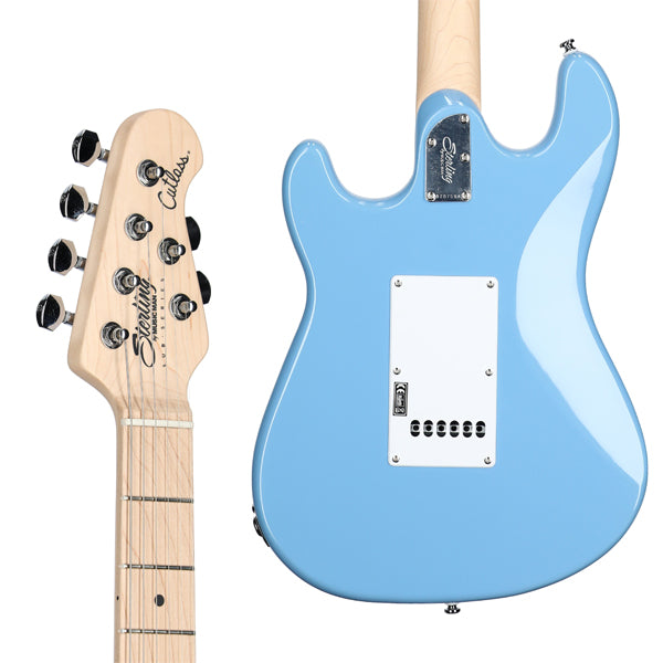 Sterling CT30HSS Cutlass Vintage Tremolo Electric Guitar - Chopper Blue (CT30HSS)