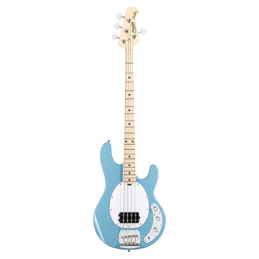 Sterling Ray4 Stingray Maple Fingerboard Electric Bass Guitar- Chopper Blue (Ray4 CHB)