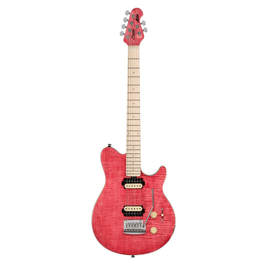 Sterling AX3FM Flame Maple Top Axis Series Electric Guitar - Stain Pink (AX3FM)