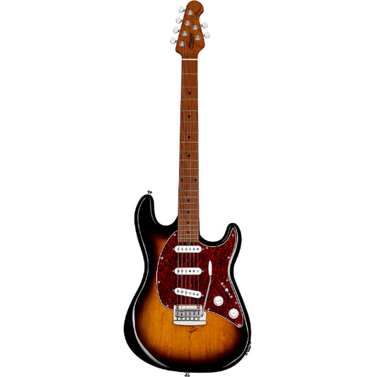Sterling Cutlass CT50SSS Poplar Body Electric Guitar With Tremolo Roasted Maple Fingerboard - Vintage Sunburst (VSB)