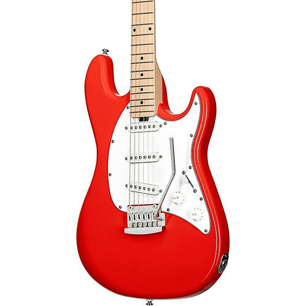 Sterling by Ernie Ball Music Man CT30SSS Cutlass Long Scale Electric Guitar - Fiesta Red (CT30SSS-FRD)